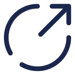 Circle Top Up SVG Icon